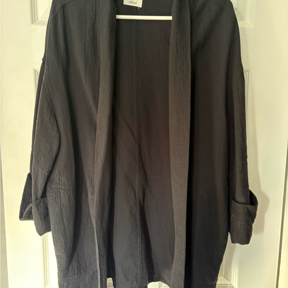 Wilfred Black Crepe Blazer (Artizia)
